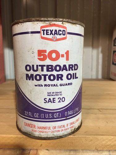 Vintage texaco outboard boat - vintage,