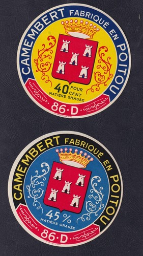 Ancienne étiquette fromage - étiquette,