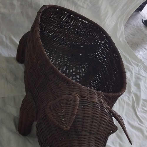 Panier décoratif osier