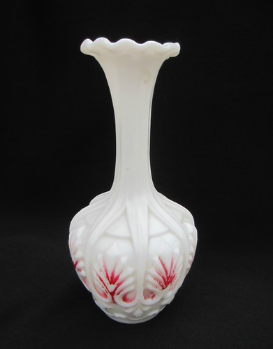 Ancien vase blanc - vase, opaline