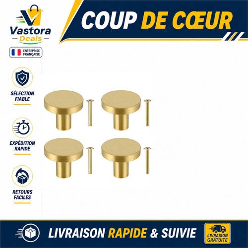 Boutons tiroir laiton - boutons, en