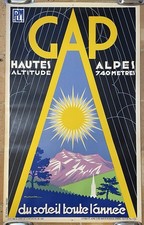 Affiche ancienne plm ski - ancienne,