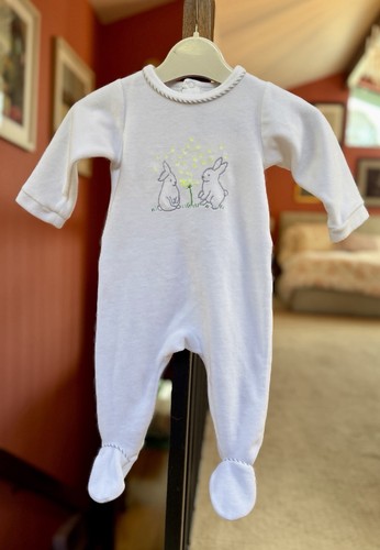 Jacadi bunnies romper sz 6 - bunnies,