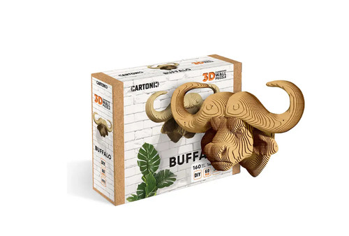 Buffalo cardboard wall - buffalo,