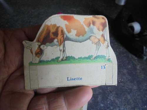 Ancienne chromo vache - ancienne,