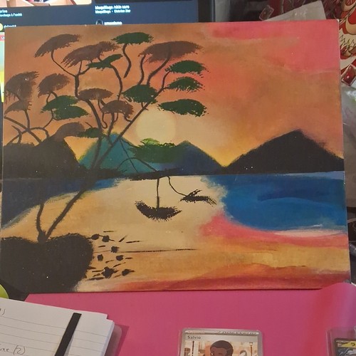 Tableau paysage sur toile