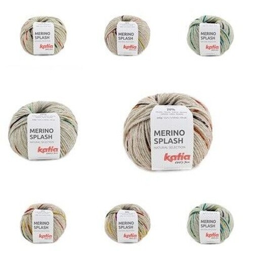 Laine katia merino splash 50g - merino,