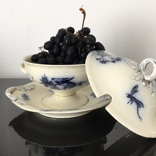 Longwy compotier ancien - compotier,