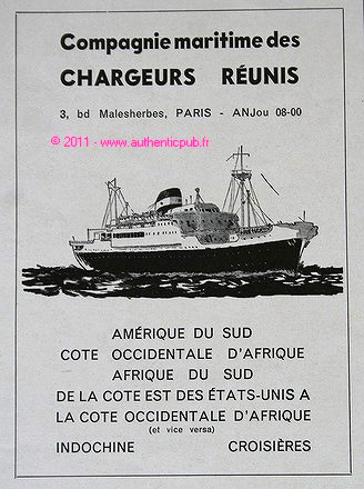Publicite chargeurs reunis - chargeurs,