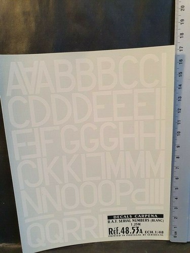 Decals lettres chiffres - decals,