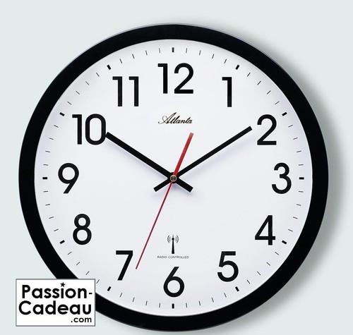 Horloge murale radio pilotée - horloge, radio-pilotée