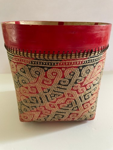 Vintage borneo red and - borneo, black