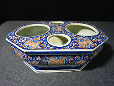 Porte huiler vinaigrier ancien 19 siècle XIX en faience Samson gout Rouen