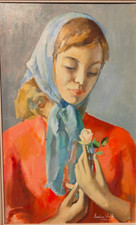 Tableau portrait par Lucien