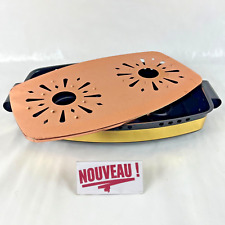 ➜CHAUFFE-PLAT/RÉCHAUD à bougies en métal et cuivre de cuisine vintage/ancien