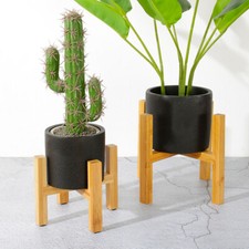 Bois Plantes Support Fleur Pot