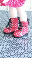 Bottes pour poupée de 30 cms Siblies de Ruby red 12"
