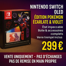 Nintendo Switch OLED Pokémon Scarlet & Violet — Édition Collector 