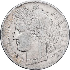 France, 5 Francs, Cérès