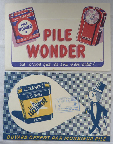 Buvards wonder leclanché - buvards,