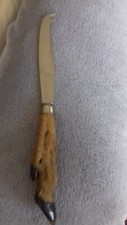 Couteau à fromage vintage avec pied de cerf