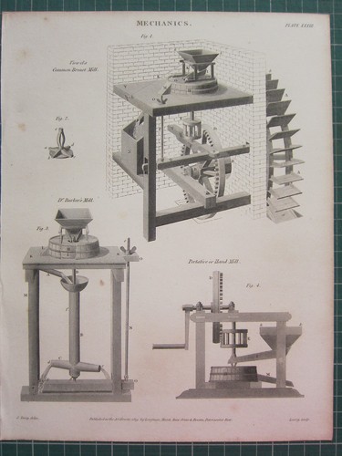 1819 daté antique - imprimé, ~