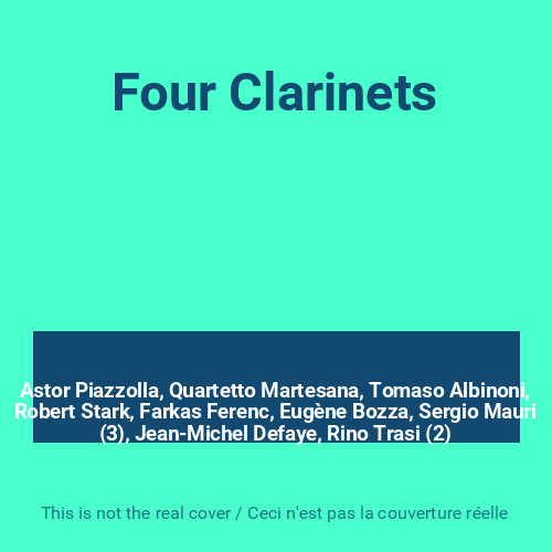 Four clarinets astor - clarinets,,