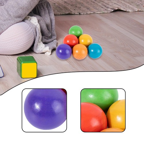 Lot boules en bois - boules,