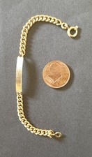 Bracelet - ENFANT - Identité - Baptême -  Plaqué Or Jaune FIX (2)