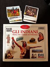 SET COMPLET STICKERS + ALBUM L'HISTOIRE DES INDIENS EDIS FIGURINE NO PANINI