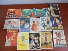 Lot 14 Cartes Postale Editions Nugeron Publicité No Affiche Poster Publicitaire