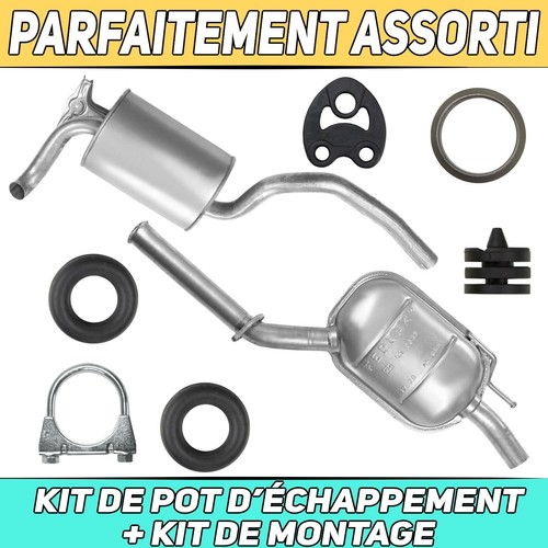 Kit pot échappement - pot, d’échappement