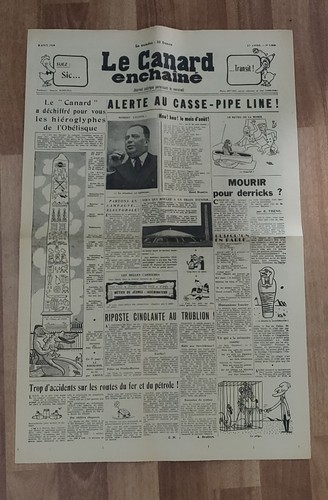 Canard enchaîné 1868 - enchaîné, n°1868