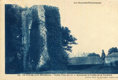 Carte chaise vieille tour - carte,