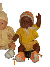 poupée berenguer noir  garçon 42 cm
