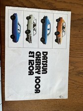 Brochure DATSUN 100 A ET 120