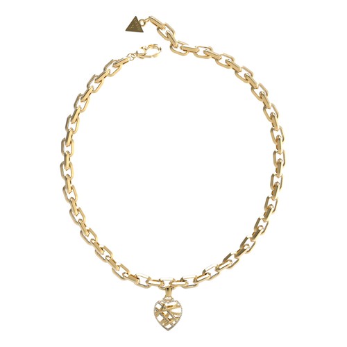 Guess collier cage coeur - cage, pour