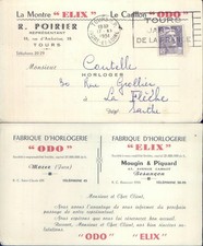 marque pub montre elix