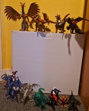 Lot Figurines Papo Dragon Hydre 3 têtes RARE fantasy discontinued Schleich...