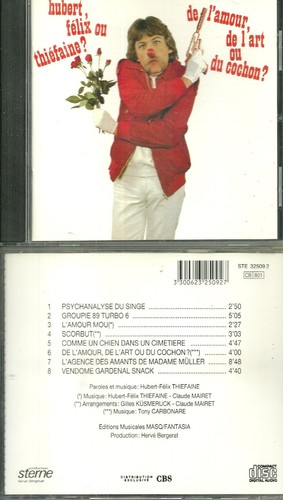 Hubert felix thiefaine - cd,