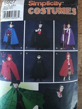 5927 PATRON SIMPLICITY 8 CREATIONS  CAPE MAGICIEN ROI DIABLE HEROS ETC. 3 AU 8 A