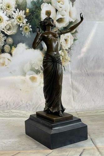 Art déco bronze statue chair - bronze,