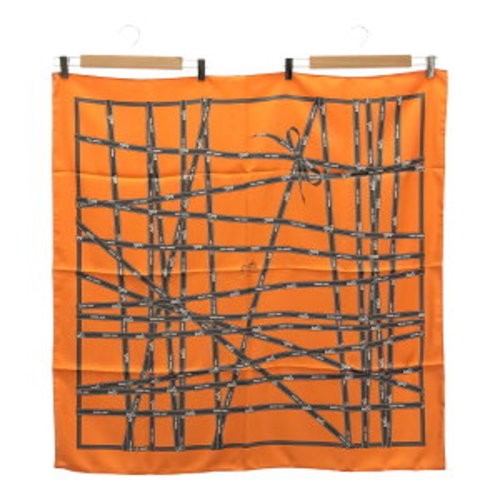 écharpe ruban hermes carré - ruban,