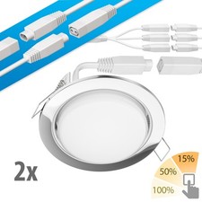 Lot de 2 spots LED encastrés