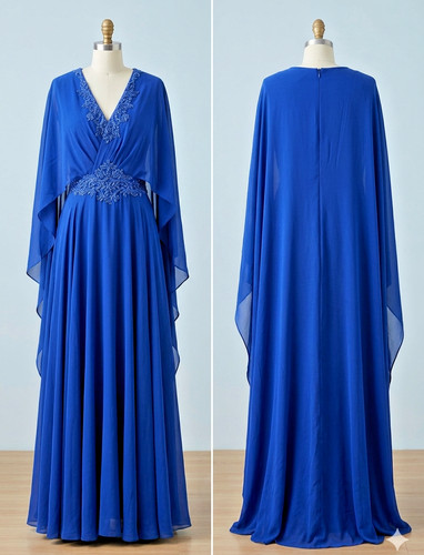 Royal blue cat walk formal - cat,