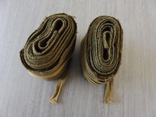 WW2 / BANDES MOLLETIERES KAKI / TENUE CAMPAGNE OFFICIER OU ADJUDANT / ORIGINALES