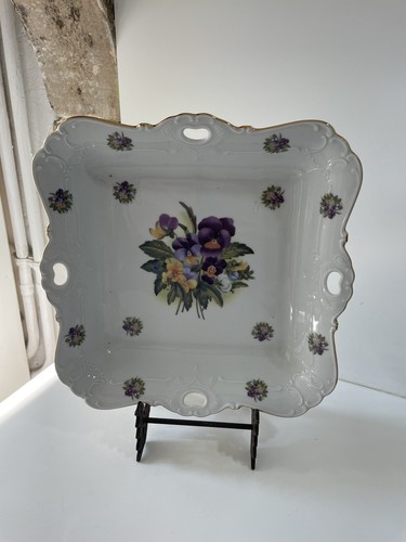 Ancien plat carré - plat,