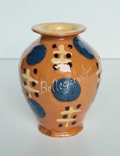 Ancien vase terre - vase, vernissée