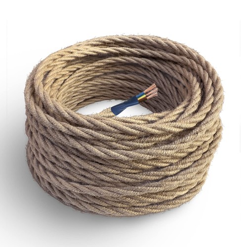 Câble électrique textile