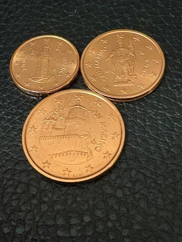 Pièces 5 centimes - de, 1-2-5